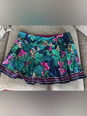 Lilly Pulitzer Annora Luxletic Skort - Pleated-Life Of The Party-XL